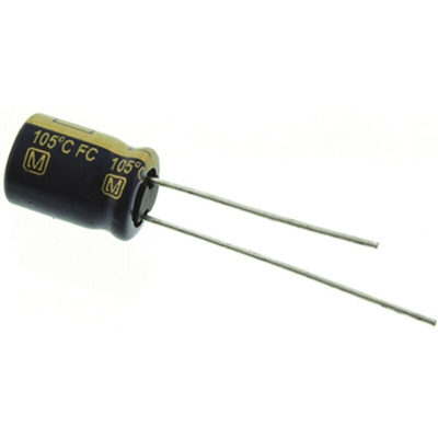Panasonic 330μF Aluminium Electrolytic Capacitor 16V dc, Radial, Through Hole - EEUFC1C331