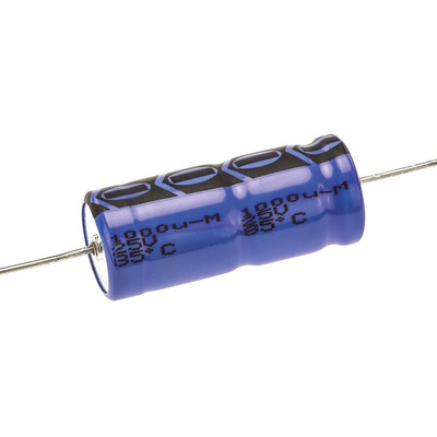 Vishay 1000μF Aluminium Electrolytic Capacitor 25V dc, Axial, Through Hole - MAL202116102E3