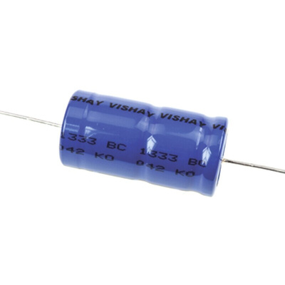 Vishay 22μF Aluminium Electrolytic Capacitor 450V dc, Axial, Through Hole - MAL204217229E3