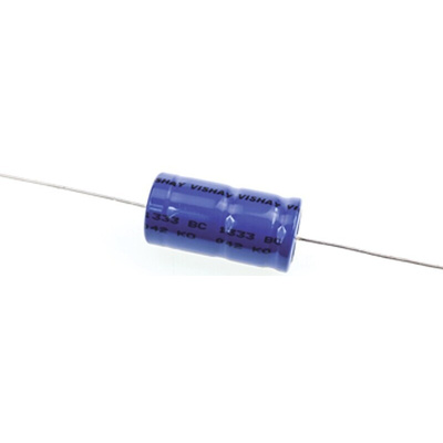 Vishay 22μF Aluminium Electrolytic Capacitor 450V dc, Axial, Through Hole - MAL204217229E3