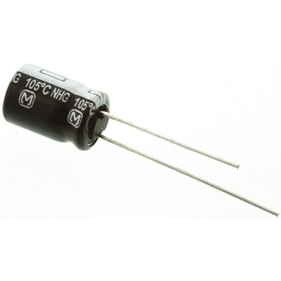 Panasonic 470μF Aluminium Electrolytic Capacitor 16V dc, Radial, Through Hole - ECA1CHG471