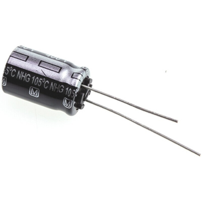 Panasonic 4.7μF Aluminium Electrolytic Capacitor 400V dc, Radial, Through Hole - ECA2GHG4R7