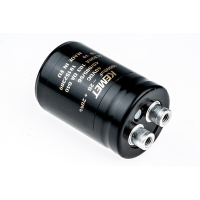 KEMET 10000μF Aluminium Electrolytic Capacitor 40V dc, Screw Terminal - ALS30A103DA040