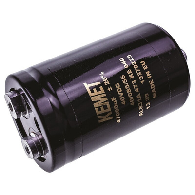 KEMET 47000μF Aluminium Electrolytic Capacitor 40V dc, Screw Terminal - ALS31A473KE040