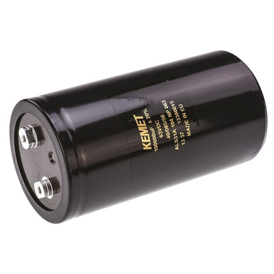 KEMET 0.1F Aluminium Electrolytic Capacitor 63V dc, Screw Terminal - ALS31A104NP063