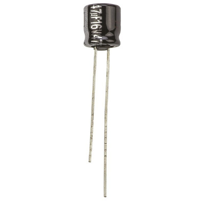 Panasonic 47μF Aluminium Electrolytic Capacitor 16V dc, Radial, Through Hole - EEAGA1C470