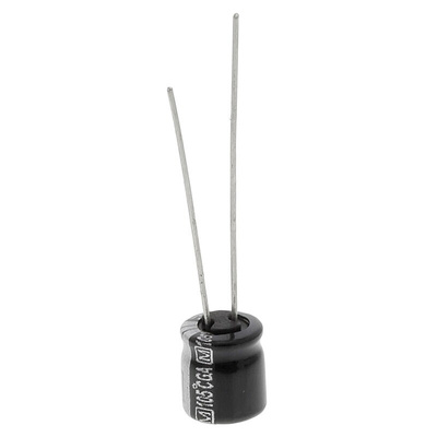 Panasonic 10μF Aluminium Electrolytic Capacitor 50V dc, Radial, Through Hole - EEAGA1H100