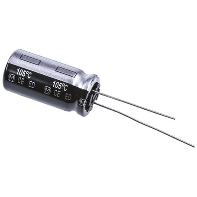 Panasonic 22μF Aluminium Electrolytic Capacitor 400V dc, Radial, Through Hole - EEUED2G220