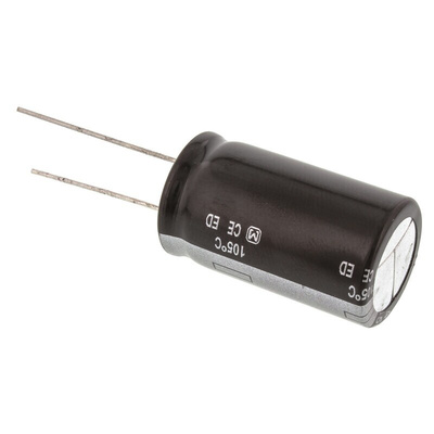 Panasonic 47μF Aluminium Electrolytic Capacitor 450V dc, Radial, Through Hole - EEUED2W470