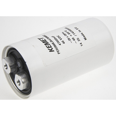 KEMET 47000μF Aluminium Electrolytic Capacitor 40V dc, Stud Mount - PEH200KJ5470MB2
