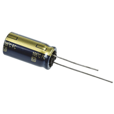 Panasonic 220μF Aluminium Electrolytic Capacitor 50V dc, Radial, Through Hole - EEUFC1H221