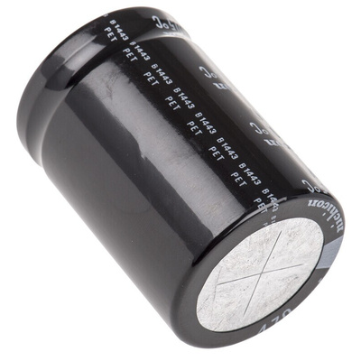 Nichicon 470μF Aluminium Electrolytic Capacitor 450V dc, Snap-In - LGU2W471MELC