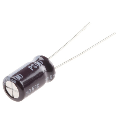 Nichicon 47μF Electrolytic Capacitor 50V dc, Through Hole - UPS1H470MED
