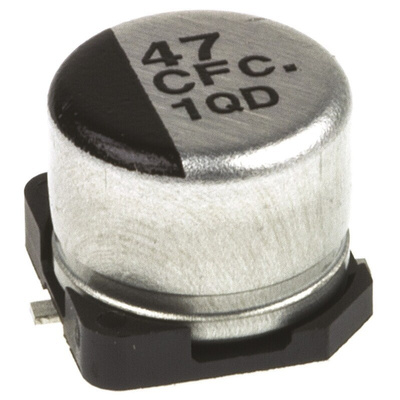 Panasonic 47μF Electrolytic Capacitor 16V dc, Surface Mount - EEEFC1C470P