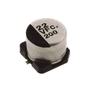 Panasonic 22μF Electrolytic Capacitor 35V dc, Surface Mount - EEEFC1V220P