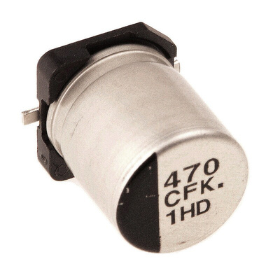 Panasonic 470μF Aluminium Electrolytic Capacitor 16V dc, Surface Mount - EEEFK1C471P