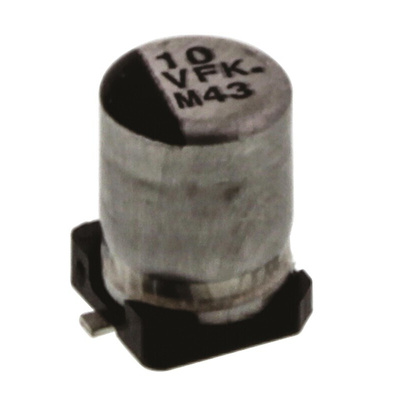 Panasonic 10μF Aluminium Electrolytic Capacitor 35V dc, Surface Mount - EEEFK1V100UR