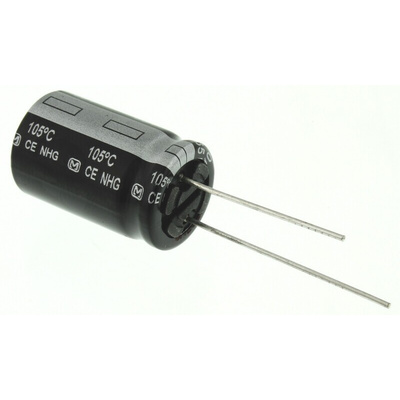 Panasonic 2200μF Aluminium Electrolytic Capacitor 35V dc, Radial, Through Hole - ECA1VHG222