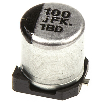 Panasonic 100μF Aluminium Electrolytic Capacitor 6.3V dc, Surface Mount - EEEFK0J101UR