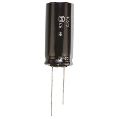 Panasonic 100μF Aluminium Electrolytic Capacitor 400V dc, Radial, Through Hole - EEUEE2G101