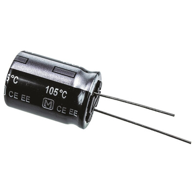 Panasonic 47μF Aluminium Electrolytic Capacitor 450V dc, Radial, Through Hole - EEUEE2W470S