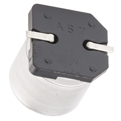 Panasonic 100μF Aluminium Electrolytic Capacitor 63V dc, Surface Mount - EEEFK1J101P