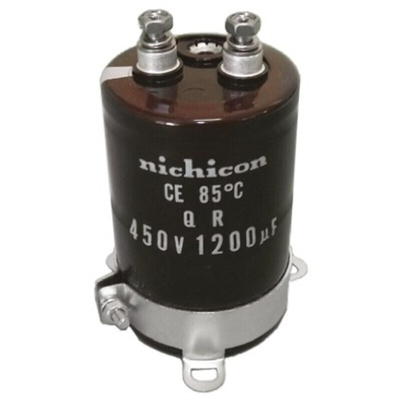 Nichicon 680μF Aluminium Electrolytic Capacitor 400V dc, Screw Terminal - LQR2G681MSEC