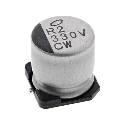 Nichicon 330μF Aluminium Electrolytic Capacitor 35V dc, Surface Mount - UCW1V331MNL1GS