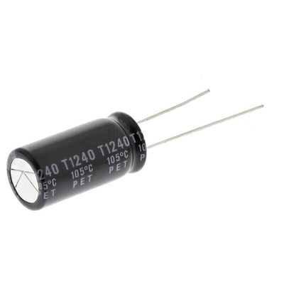 Rubycon 820μF Aluminium Electrolytic Capacitor 25V dc, Radial, Through Hole - 25ZLH820MEFC10X20
