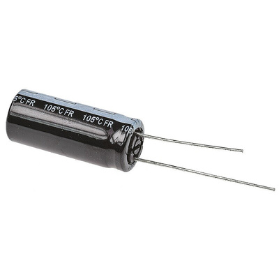 Panasonic 1800μF Aluminium Electrolytic Capacitor 16V dc, Radial, Through Hole - EEUFR1C182L