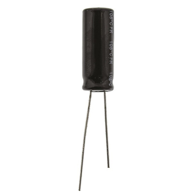 Panasonic 470μF Aluminium Electrolytic Capacitor 25V dc, Radial, Through Hole - EEUFR1E471L