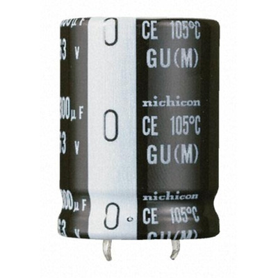 Nichicon 1000μF Aluminium Electrolytic Capacitor 200V dc, Snap-In - LGU2D102MELA