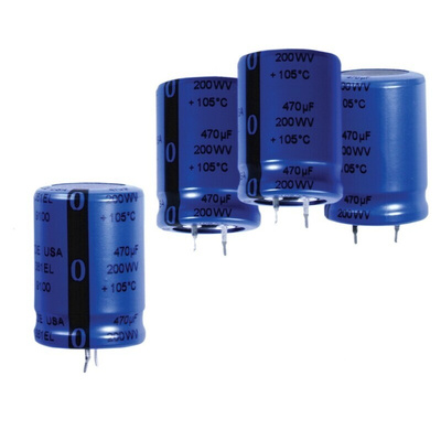 Cornell-Dubilier 470μF Aluminium Electrolytic Capacitor 450V dc, Snap-In - 381LQ471M450A452