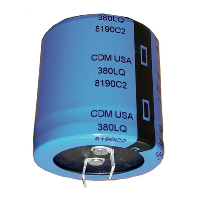 Cornell-Dubilier 2700μF Aluminium Electrolytic Capacitor 200V dc, Snap-In - 380LQ272M200A052