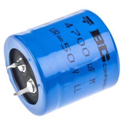 Vishay 4700μF Aluminium Electrolytic Capacitor 50V dc, Snap-In - MAL215831472E3