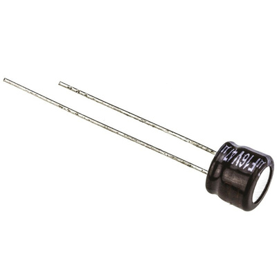 Panasonic 47μF Aluminium Electrolytic Capacitor 16V dc, Radial, Through Hole - ECEA1CKS470