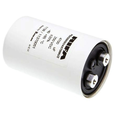 KEMET 4700μF Aluminium Electrolytic Capacitor 250V dc, Screw Terminal - PEH200SO4470MU2