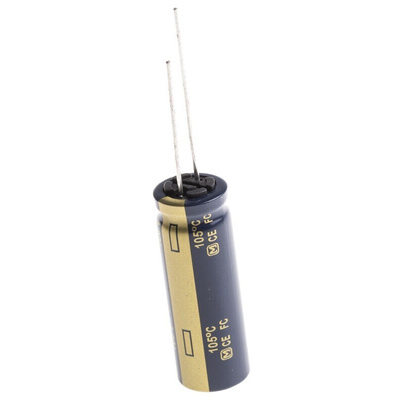 Panasonic 220μF Aluminium Electrolytic Capacitor 100V dc, Radial, Through Hole - EEUFC2A221L