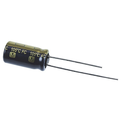 Panasonic 220μF Aluminium Electrolytic Capacitor 35V dc, Radial, Through Hole - EEUFC1V221L