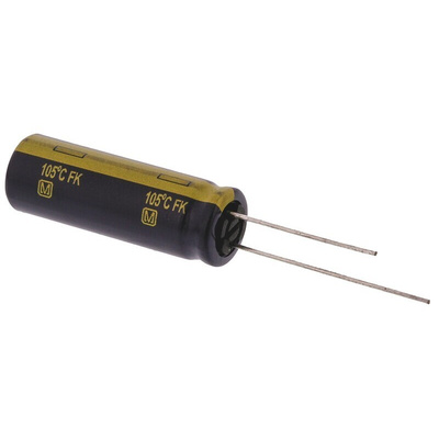 Panasonic 1500μF Aluminium Electrolytic Capacitor 25V dc, Radial, Through Hole - EEUFK1E152L