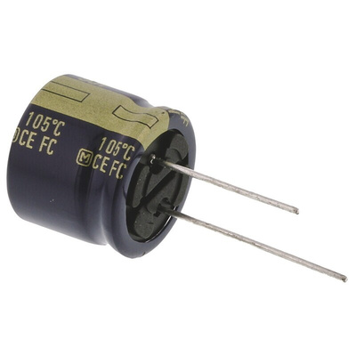Panasonic 560μF Aluminium Electrolytic Capacitor 50V dc, Radial, Through Hole - EEUFC1H561S