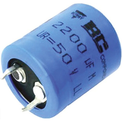 Vishay 22000μF Aluminium Electrolytic Capacitor 16V dc, Snap-In - MAL205655223E3