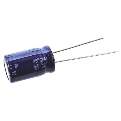 Panasonic 470μF Aluminium Electrolytic Capacitor 63V dc, Radial, Through Hole - ECA1JM471