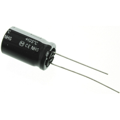 Panasonic 3300μF Aluminium Electrolytic Capacitor 10V dc, Radial, Through Hole - ECA1AHG332