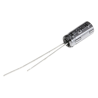 Panasonic 2.2μF Aluminium Electrolytic Capacitor 50V dc, Radial, Through Hole - ECA1HHG2R2