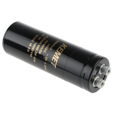 KEMET 68000μF Aluminium Electrolytic Capacitor 16V dc, Screw Terminal - ALS30A683DF016