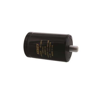 KEMET 10000μF Aluminium Electrolytic Capacitor 100V dc, Screw Terminal - ALS31A103KE100