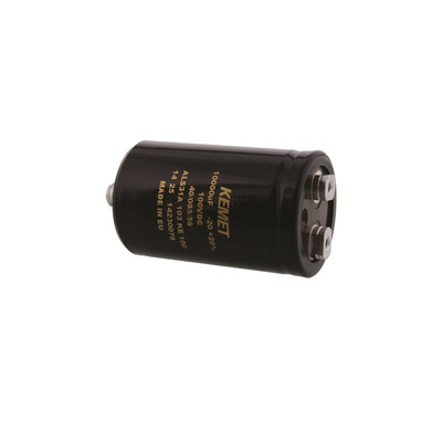 KEMET 10000μF Aluminium Electrolytic Capacitor 100V dc, Screw Terminal - ALS31A103KE100
