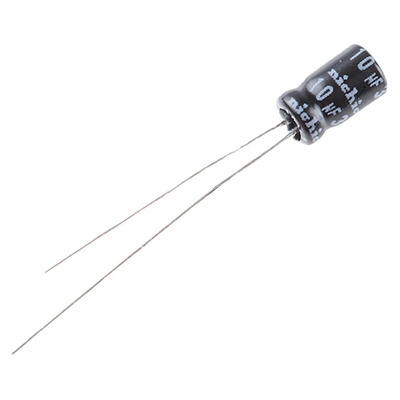 Nichicon 10μF Electrolytic Capacitor 35V dc, Through Hole - USR1V100MDD