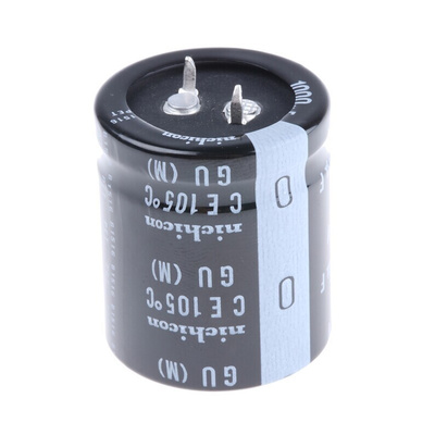 Nichicon 1000μF Aluminium Electrolytic Capacitor 200V dc, Snap-In - LGU2D102MELB